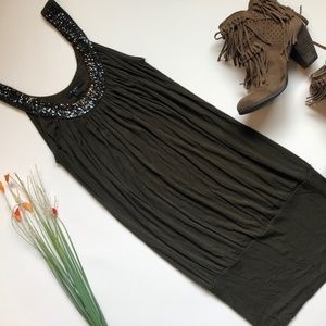 Olive Green XXI (Forever 21) Cocktail Dress